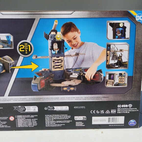 NEW DC Comics Batman Ultimate Transforming Batmobile Playset Toy Figure Glider L - Picture 14 of 16